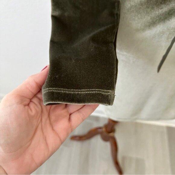 Revolve NBD Connor Velvet Mini Dress in Olive Size S - Picture 4 of 11